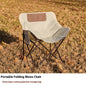 Camping Outdoor Folding Chair Portable Recliner Fishing Stool Beach