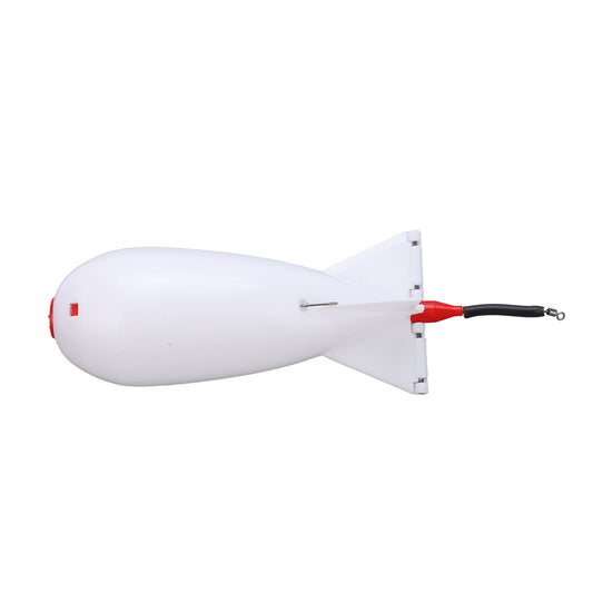 Bait Thrower Carp Feeder Large Bomb Float Lure Bait Holder Fishing Feeder Nesting ToolWhite