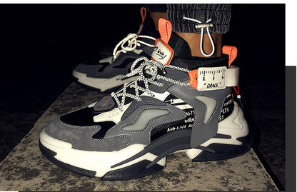High-top American Retro Tooling Plus Velvet Boots
