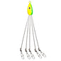 Group Attack Fishing Set Lure Bait 20.5g 10.5cm 5 Colors Attack Fishing Set Metal