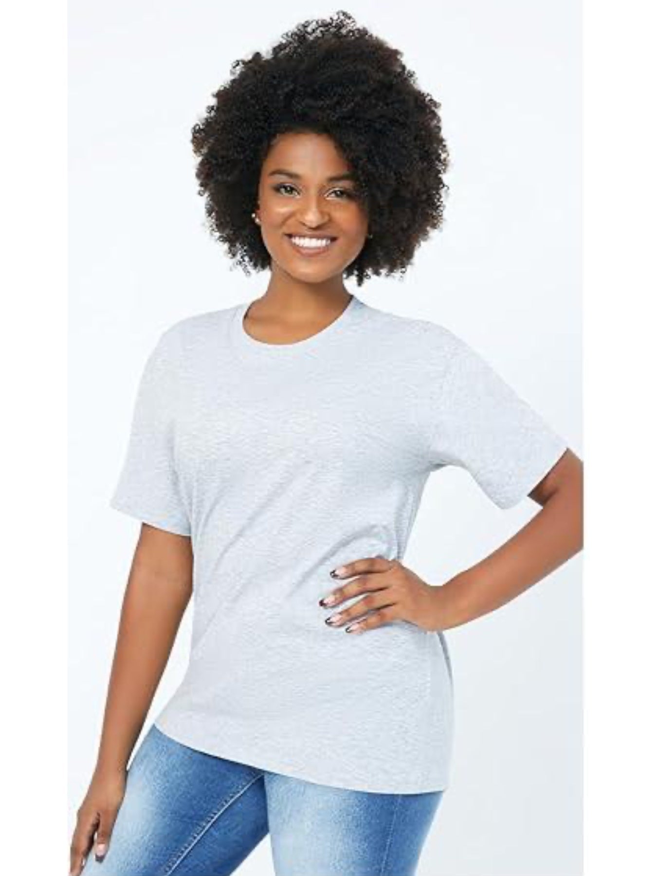 Neat White Basic Crewneck Short Sleeve Cotton Polyester Water Repellent Tops T Shirts Tee For Women