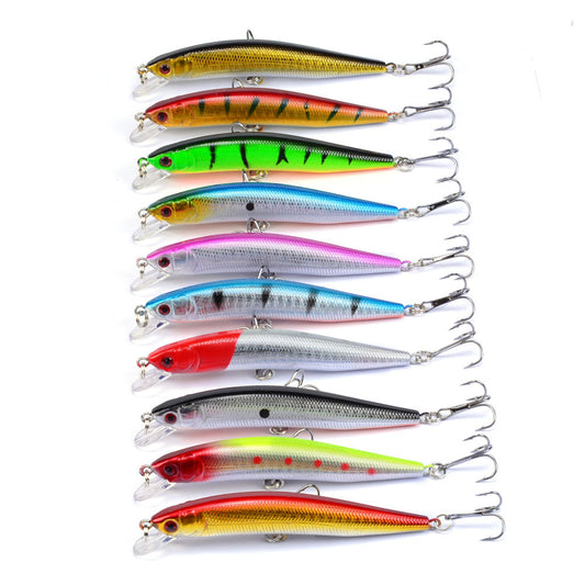 10 Color Minorua Bait Biomimetic Plastic Hard Fake Bait