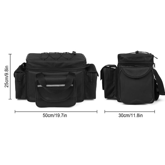 Large Capacity Fishing Tackle Bag Waterproof Fishing Tackle Storage Bag Case Outdoor Travel Hunting Shoulder Bag Pack