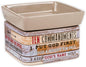 Elanze Designs Ten Commandments Pallet Wood Look Ceramic Stone 2-In-1 Jar Candle and Wax Tart Oil Warmer