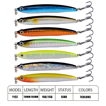 7cm Submersible Pencil Lure Plastic Hard Bait