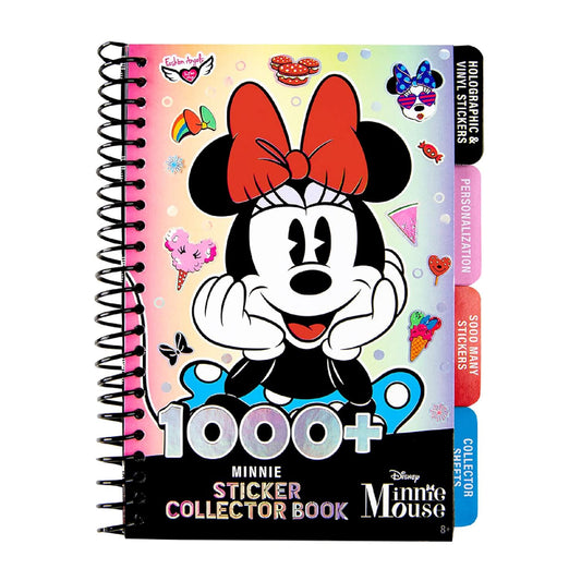 Fashion Angels Disney Minnie Mouse 1000+ Collectible Stickers Book - Decorate Cell Phones, Lockers, School Supplies, Water Bottles, Gifts, Birthday Cards for Teachers, Kids, and Girls Ages 8 and Up