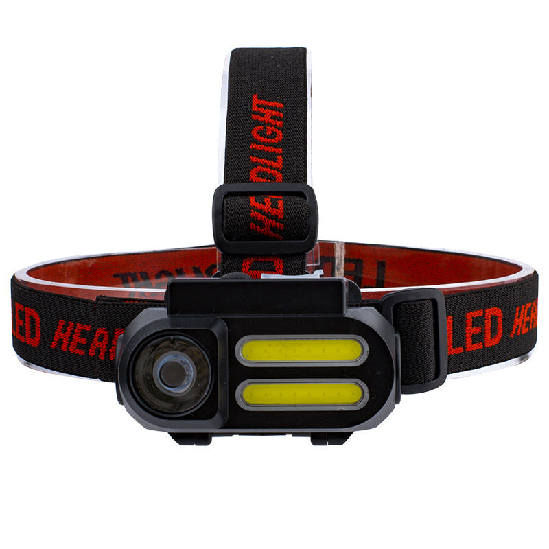 Headlamp Rechargeable Head-mounted Super Bright Long Shot Night Fishing Flashlight Riding Lighting Flashlight