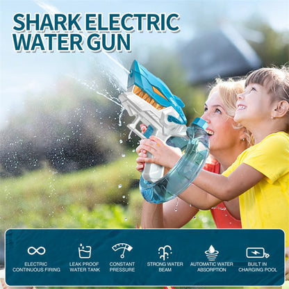 New Shark Electric Water Gun Toys Fully Automatic Continuous Fire
