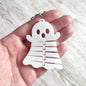 Ghost Keychain – Cute Halloween Ghost Accessory, Spooky Bag Charm, Fun Fall Key Ring