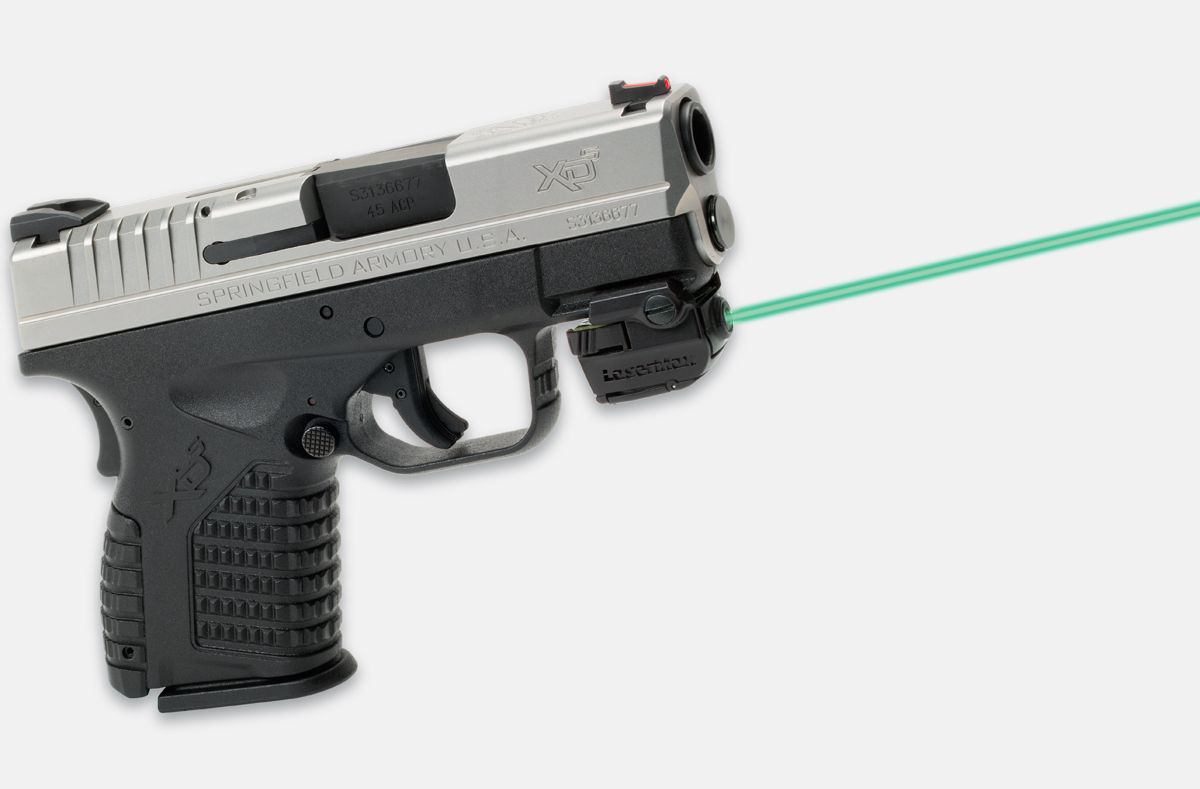 Laser Max Laser Sights Laser Max  LaserMax Micro II Rail Mounted Laser - Fits 3/4? Length Rail & Up - Green Laser